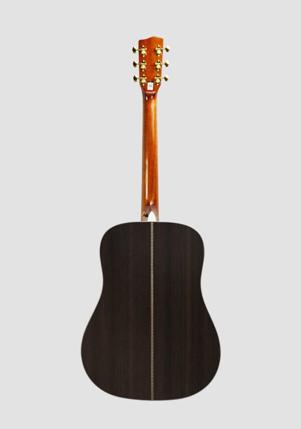 A high – end 41 – inch folk guitar with solid spruce top