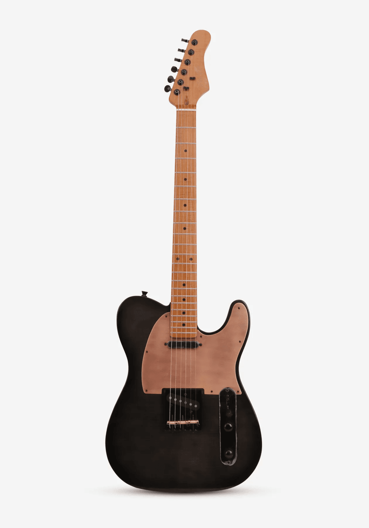 Flamed Maple Veneer TL Electric Guitar with Dual Alnico V Pickups