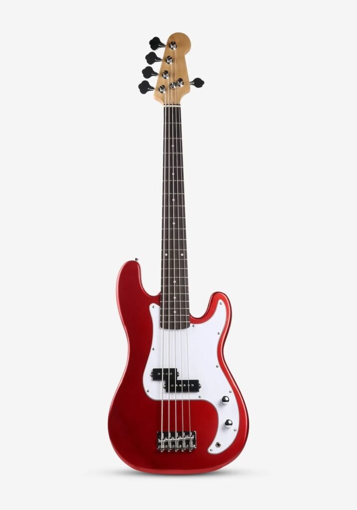 Five-string electric bass model used as an OEM specification reference