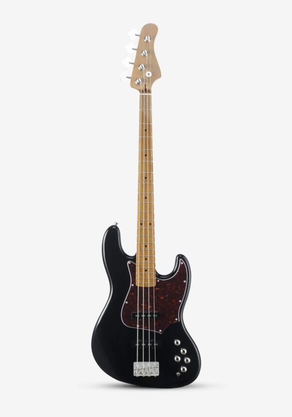 Poplar Body Round Fret Electric Bass with 3 way mid freq. selector