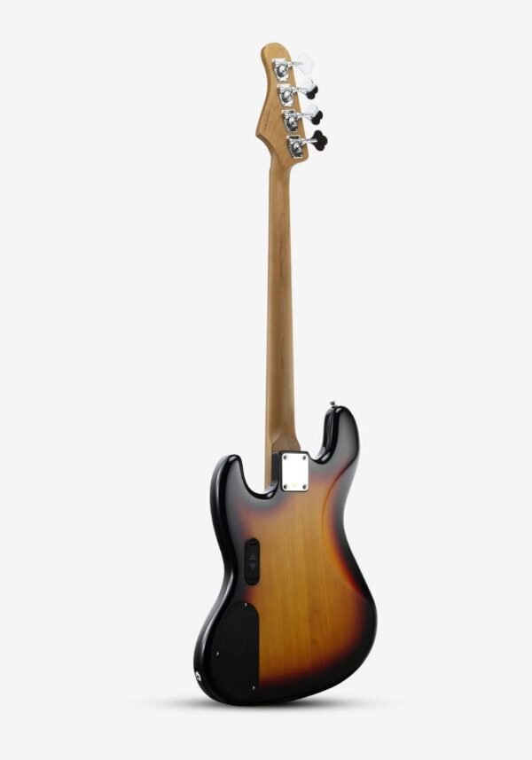 Poplar Body Round Fret Electric Bass with 3 way mid freq. selector