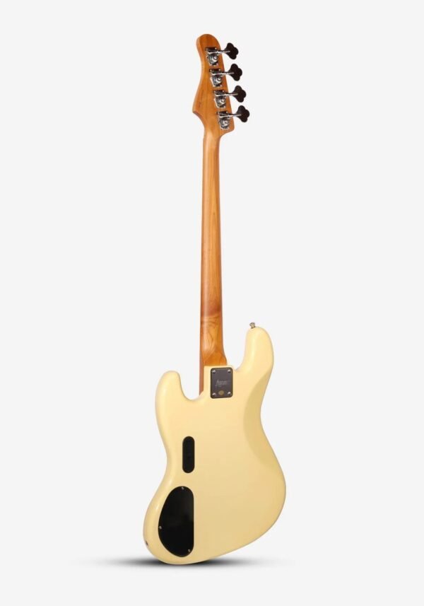 Poplar Body Round Fret Electric Bass with 3 way mid freq. selector