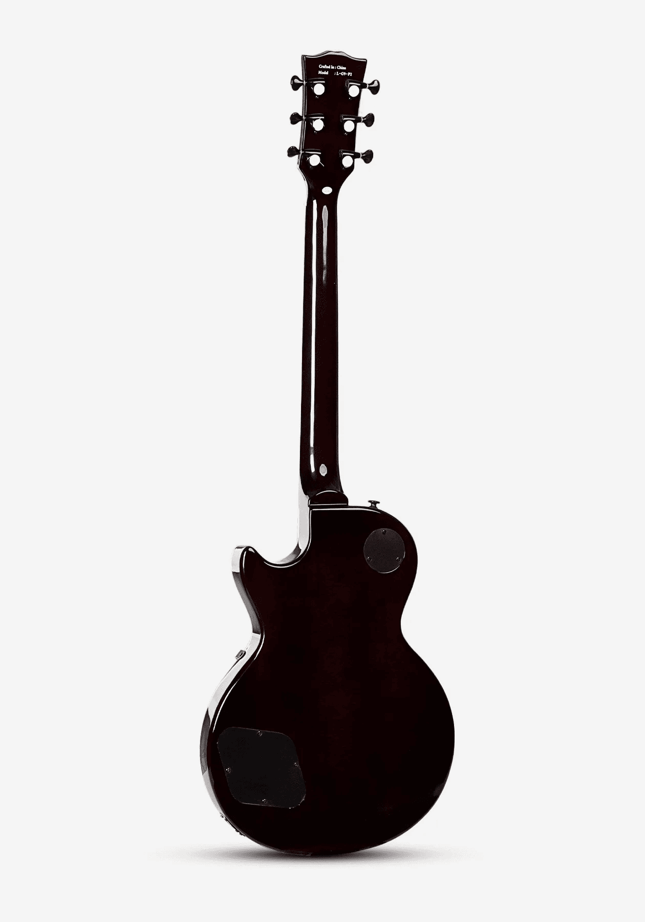 22-Fret LP Electric Guitar with Spalted Maple Veneer and Humbucker Pickups - Image 2
