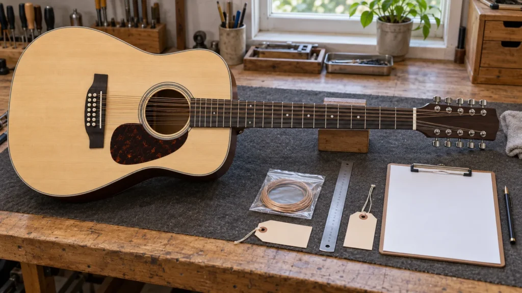 Illustrative 12-string acoustic guitar wholesale specification review