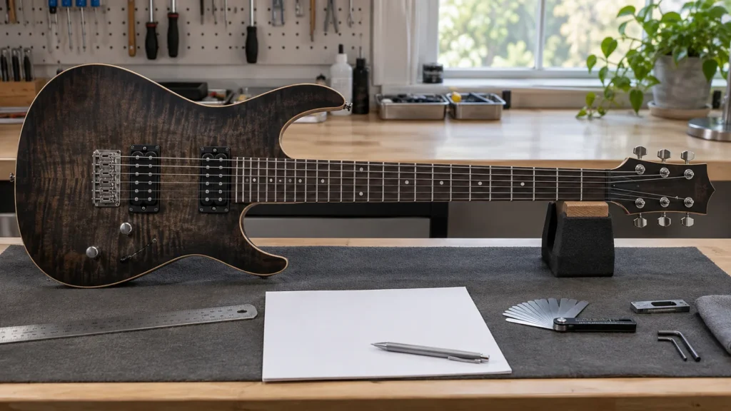 Illustrative 24-fret electric guitar wholesale specification review