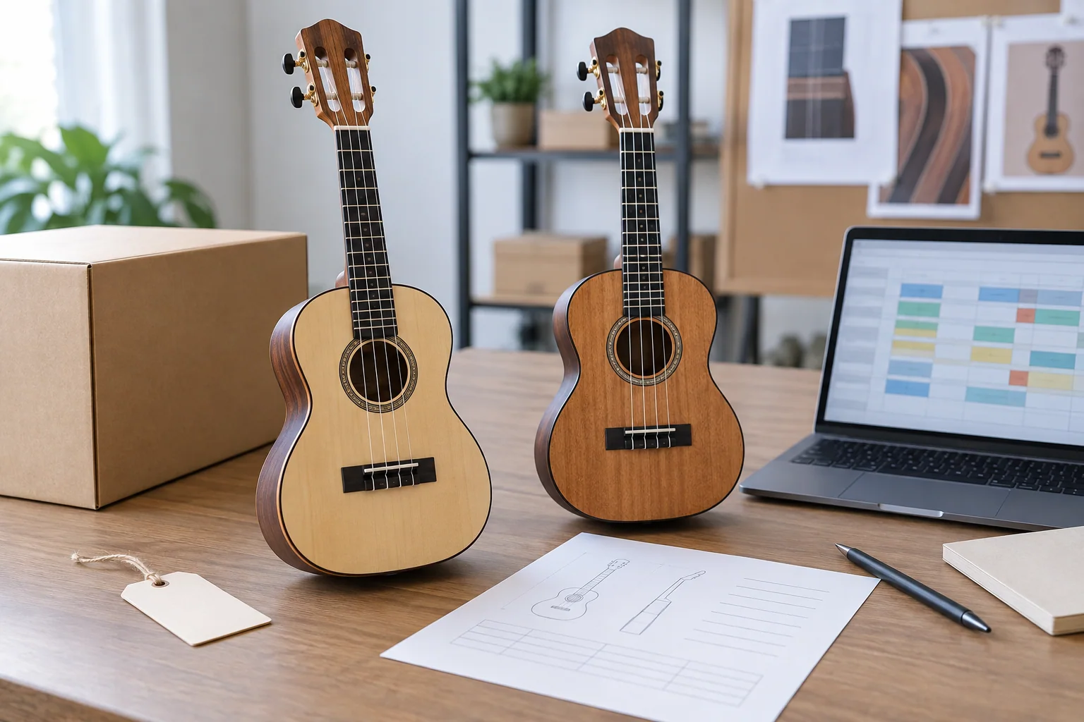 Illustrative cavaquinho retail assortment and packaging review